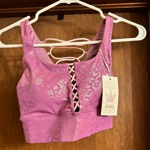 NWT Crowned Athletics Golden Dreamer bra